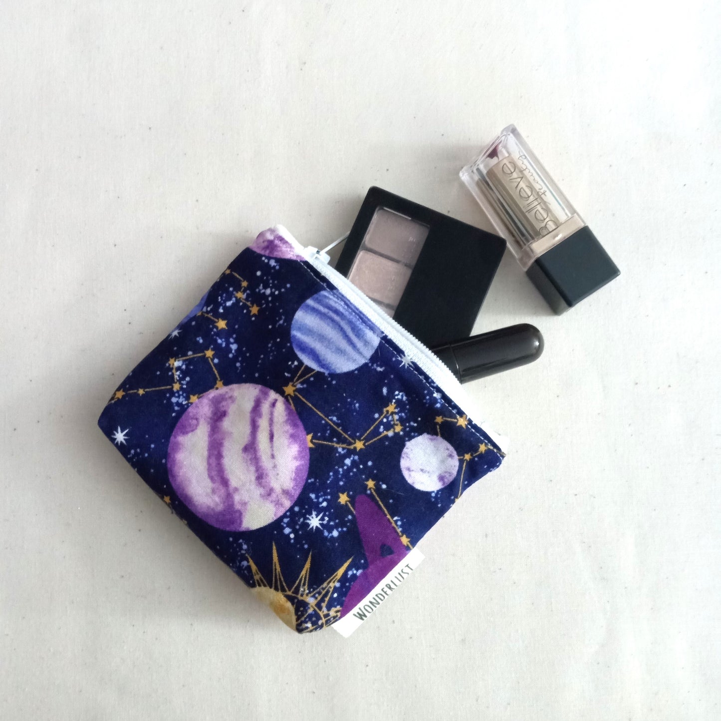 Purple Planets Coin Purse