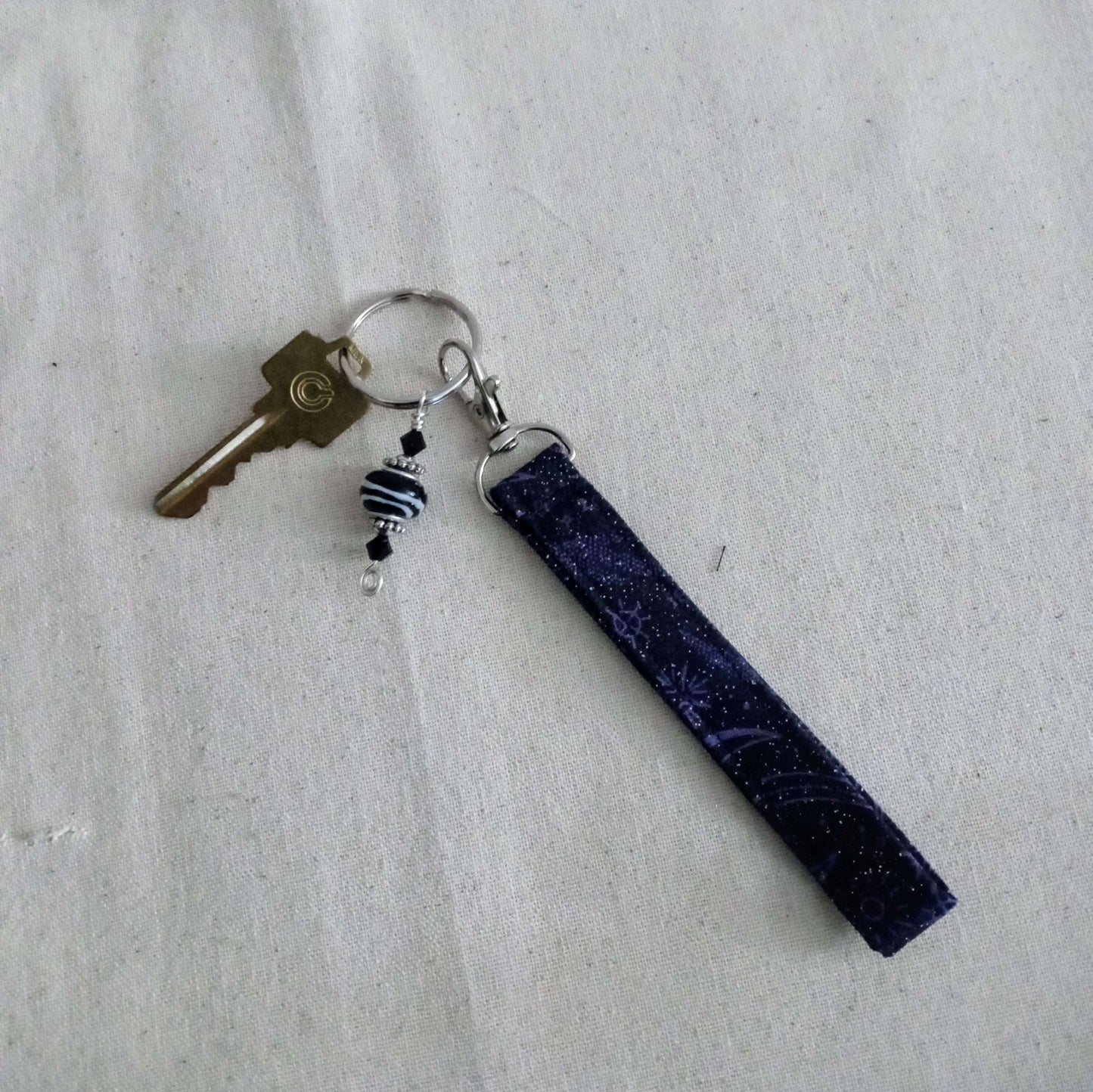 Celestial Key Fob, Wristlet