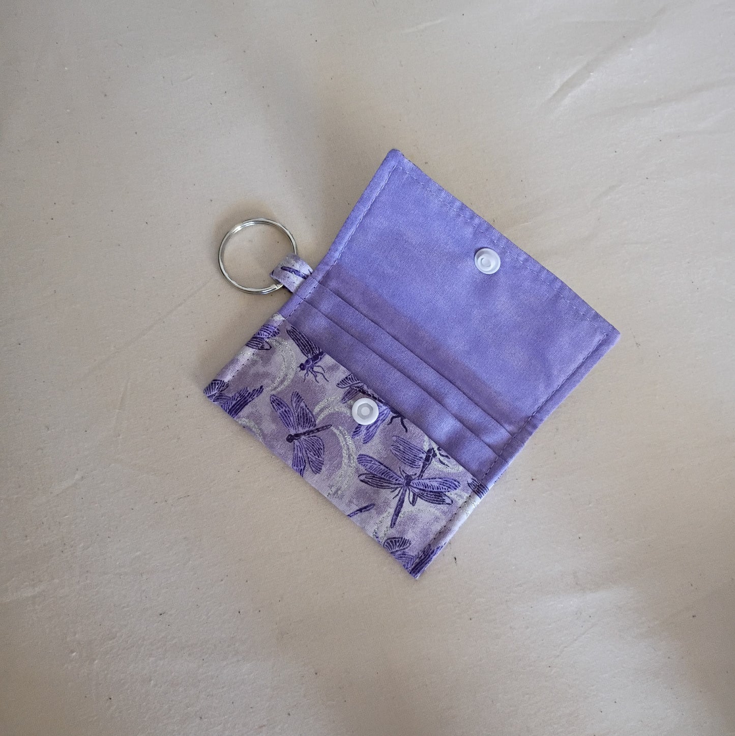 Lavender Dragonfly Mini Wallet