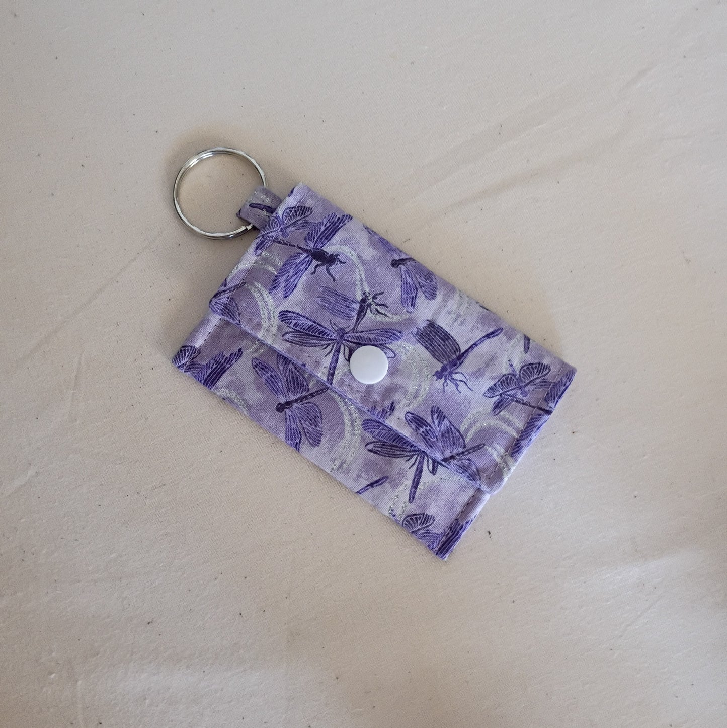 Lavender Dragonfly Mini Wallet