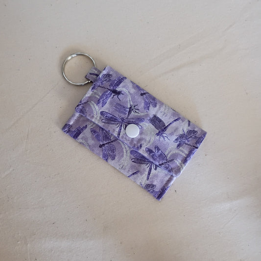 Lavender Dragonfly Mini Wallet