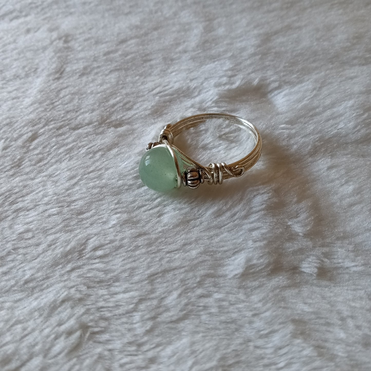 Aventurine Wire Wrapped Ring