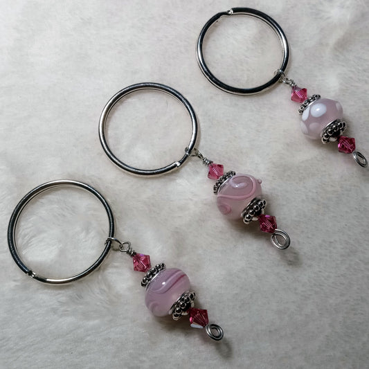 Wonderlust assorted pink keychains