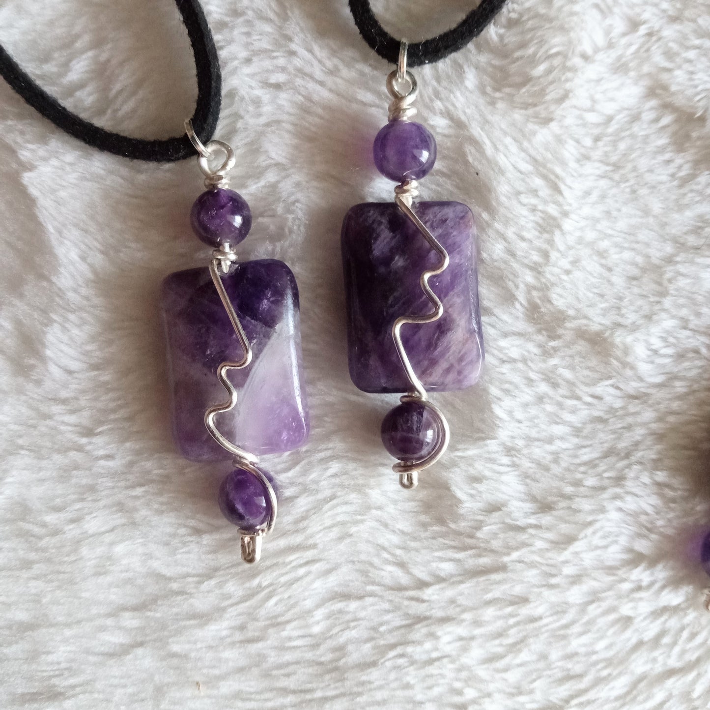 Amethyst Wrapped Pendant