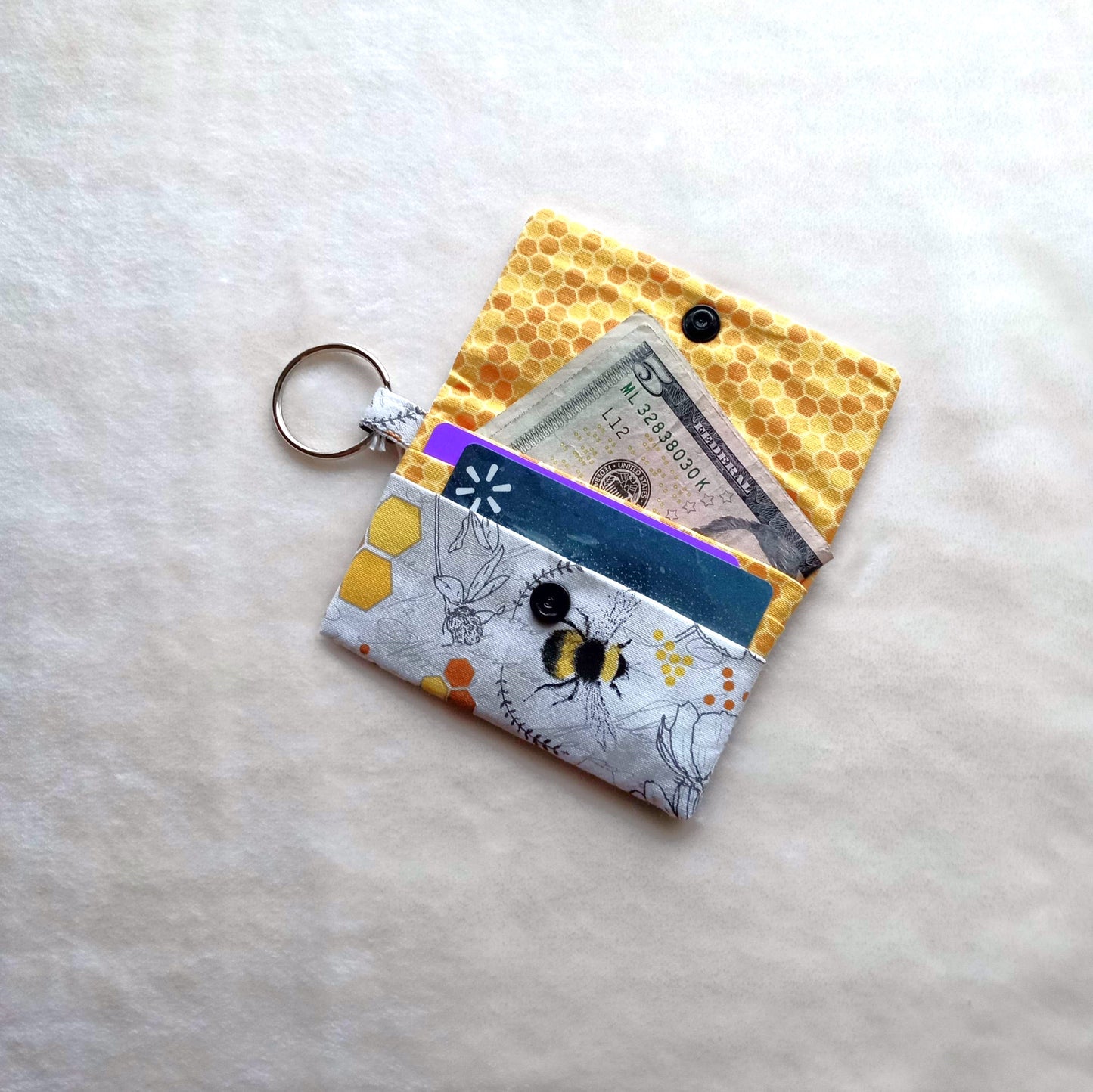 Bumble Bee Mini Wallet, Card Holder