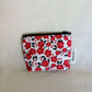 Red Flowers Coin Purse