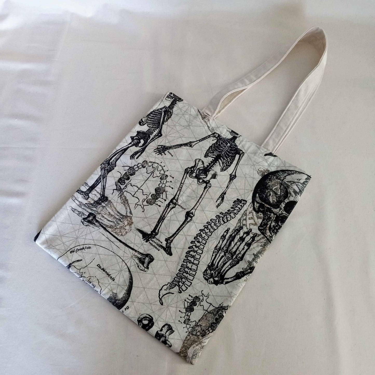 Skeleton Canvas Tote