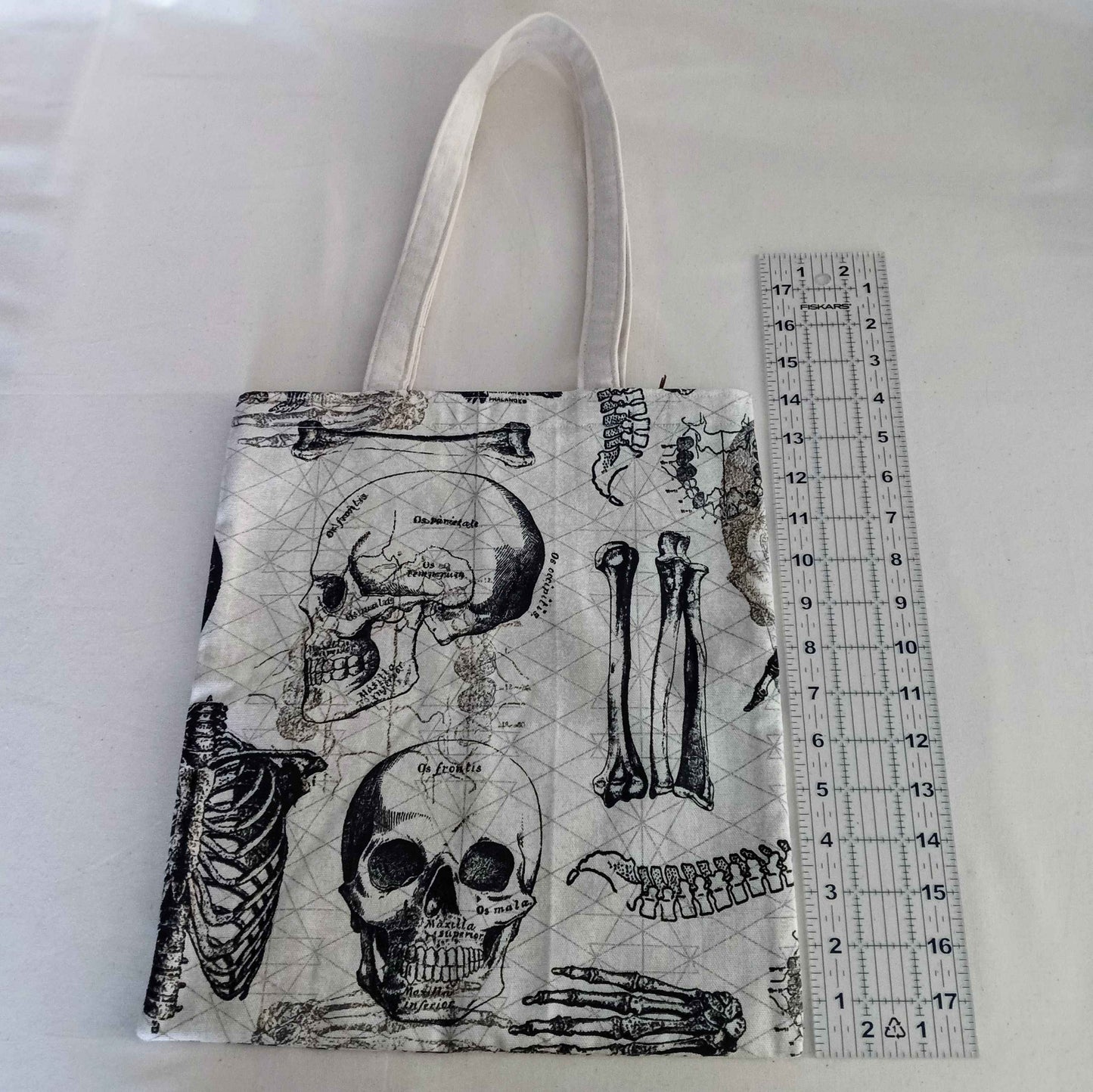 Skeleton Canvas Tote