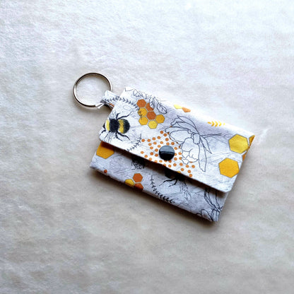 Bumble Bee Mini Wallet, Card Holder