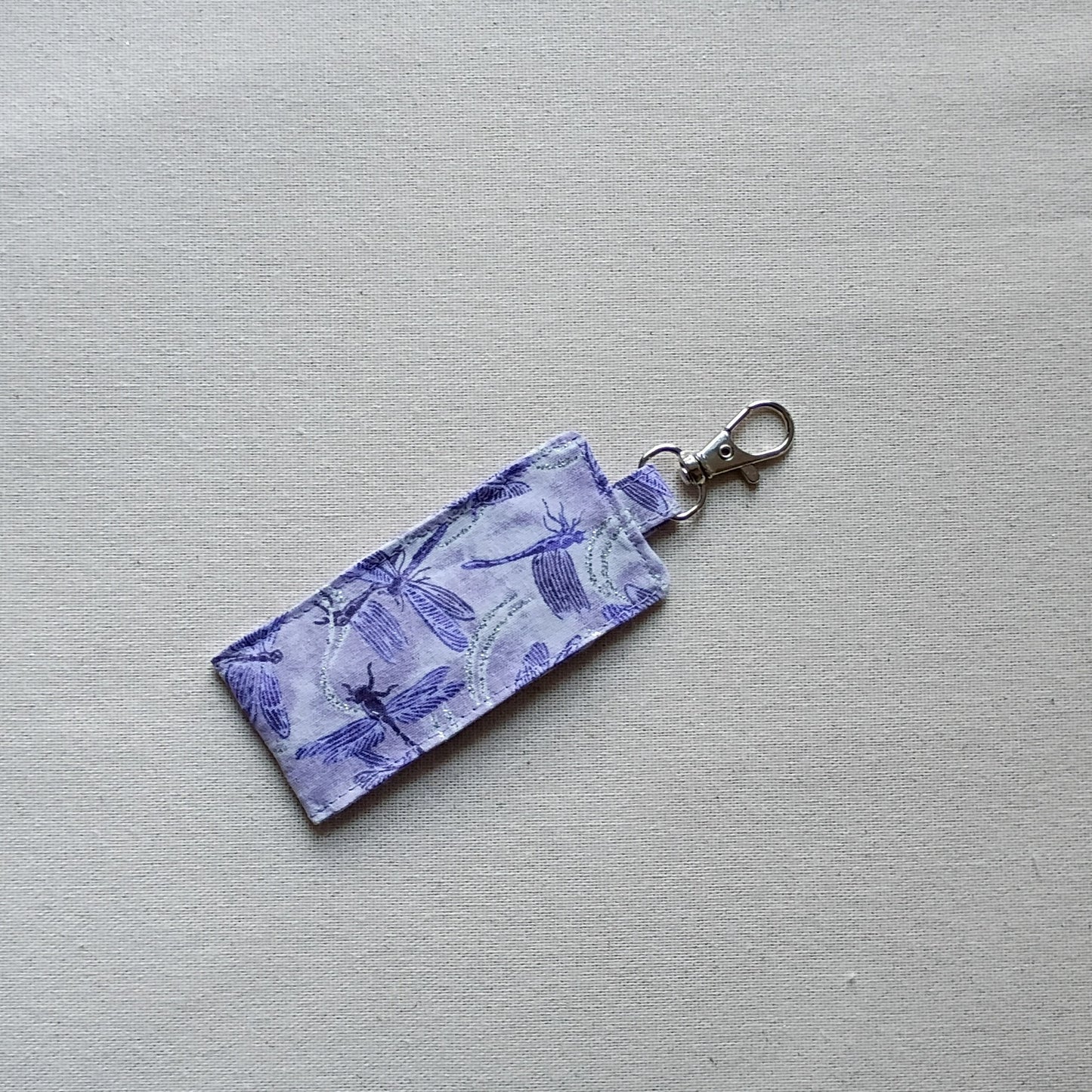 Lavender Dragonfly Chapstick Holder