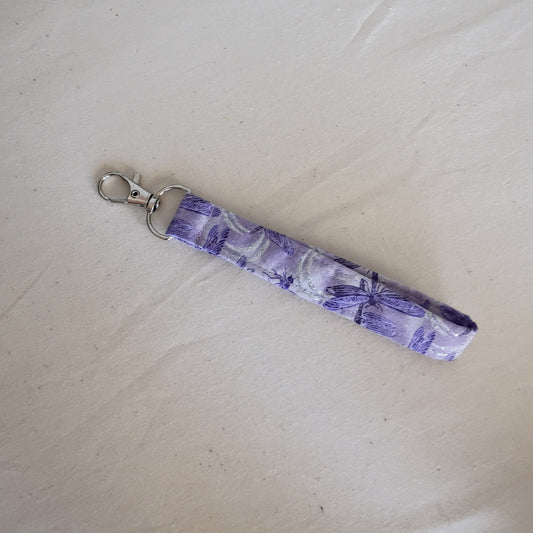 Lavender Dragonfly key fob