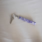 Lavender Dragonfly key fob