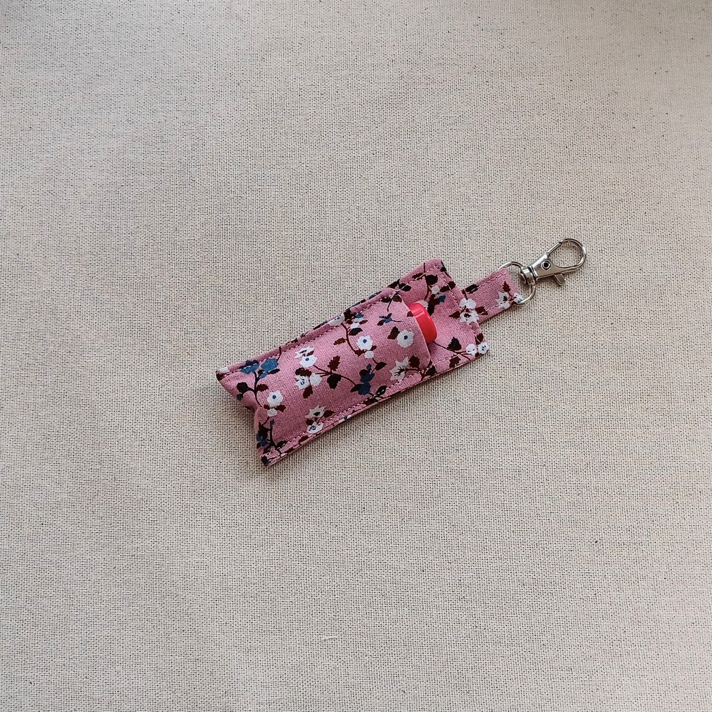 Dusty Rose Chapstick Holder
