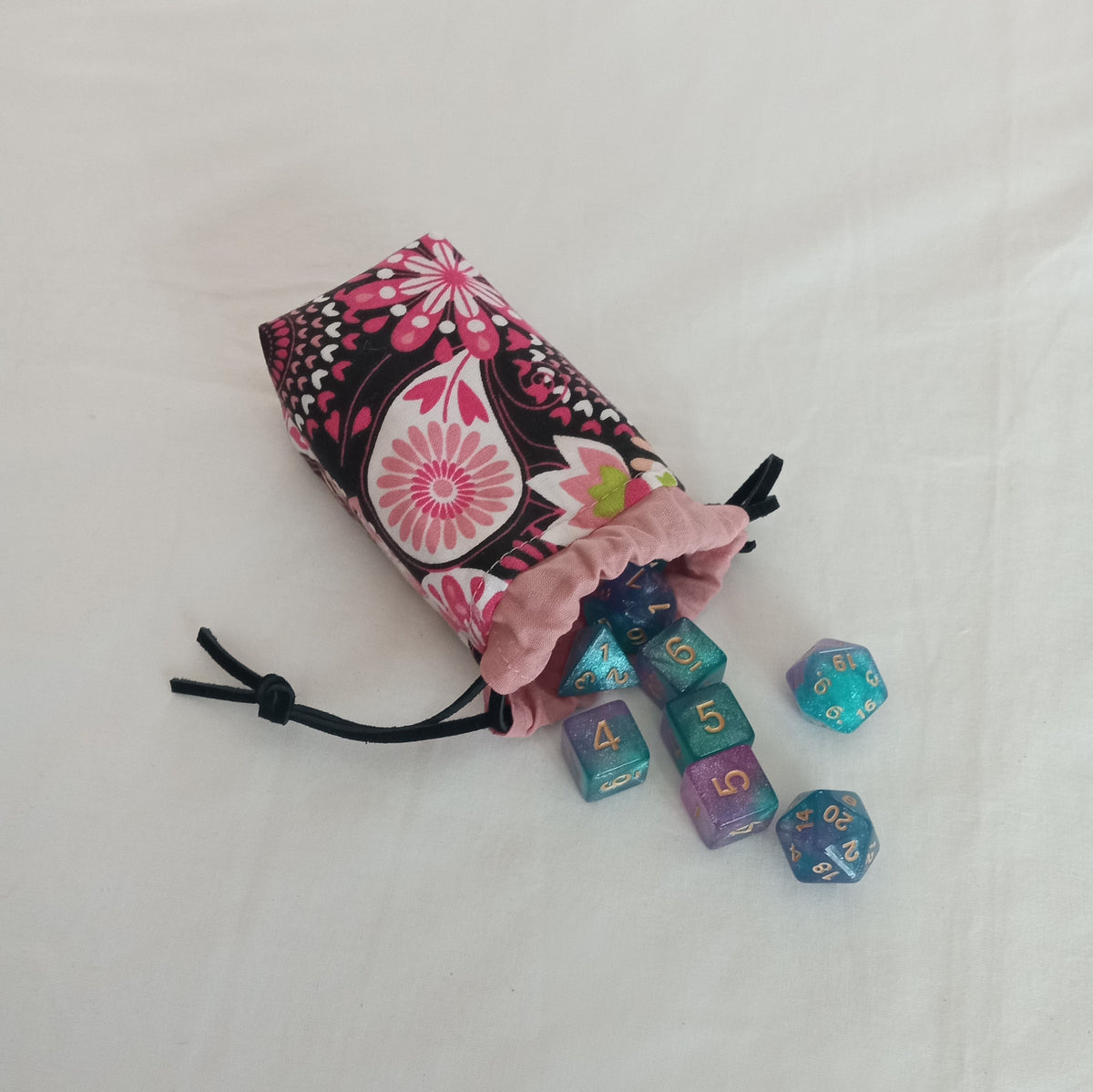 Autumn Pink Treasure/Dice Bag