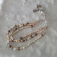 Champagne Freshwater Pearl and Crystal Necklace